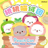 Peach Cat Peachy Meow Fluffball 1