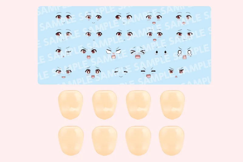 KOTOBUKIYA CUSTOMIZED FACE & DECAL SET Vol.8 [DESIGNED BY RAGHO FOR EMMA KOISHIKAWA A] - SOUSAISHOJOTEIEN