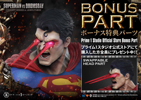 Ultimate Museum Masterline Superman (Comics) Superman VS Doomsday (Concept By Jason Fabok) DX Bonus Version