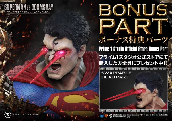 Prime 1 Studio Ultimate Museum Masterline Superman (Comics) Superman VS Doomsday (Concept By Jason Fabok) DX Bonus Version - DC Comics