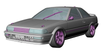 [HC37] 1:24 ADVAN COROLLA LEVIN AE92 1989 INTER TEC 9
