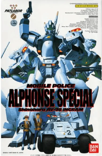 BANDAI HOBBY 1/60 Alfonce Special - Mobile Police Patlabor
