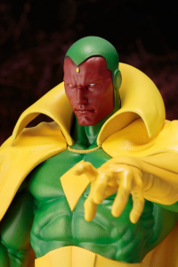 MARVEL COMICS KOTOBUKIYA PRESENTS VISION FINE ART STATUE 9