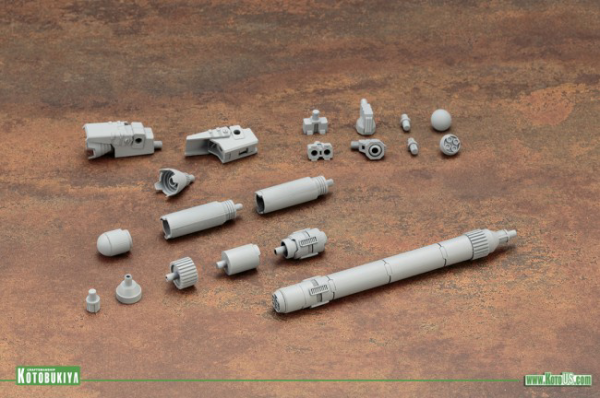 KOTOBUKIYA MECHA SUPPLY04 PROPELLANT TANK TYPE-ROUND MODELING SUPPORT GOOD