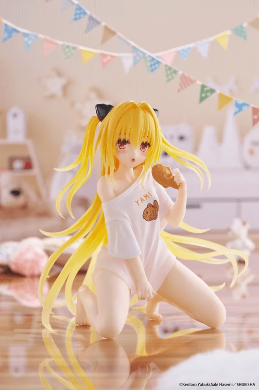 TAITO To Love-Ru Darkness Desktop Cute Figure - Golden Darkness (Roomwear Ver.) - To LOVE-Ru