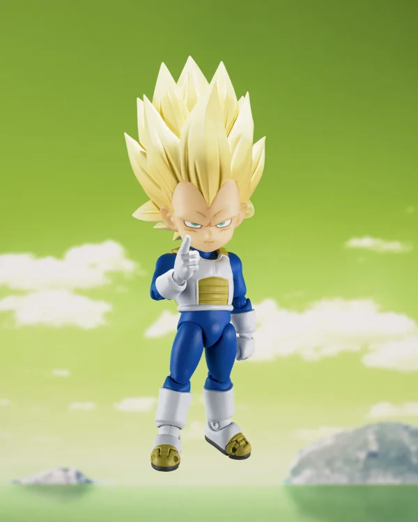 SUPER SAIYAN 3 VEGETA (MINI)  "DRAGON BALL DAIMA", TAMASHII NATIONS S.H.Figuarts (P-Bandai Exclusive)