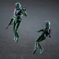 MegaHouse Principality of Zeon Army Soldier 04-06 (Normal Suit Soldier & Char Aznable) - Mobile Suit Gundam - photo 11