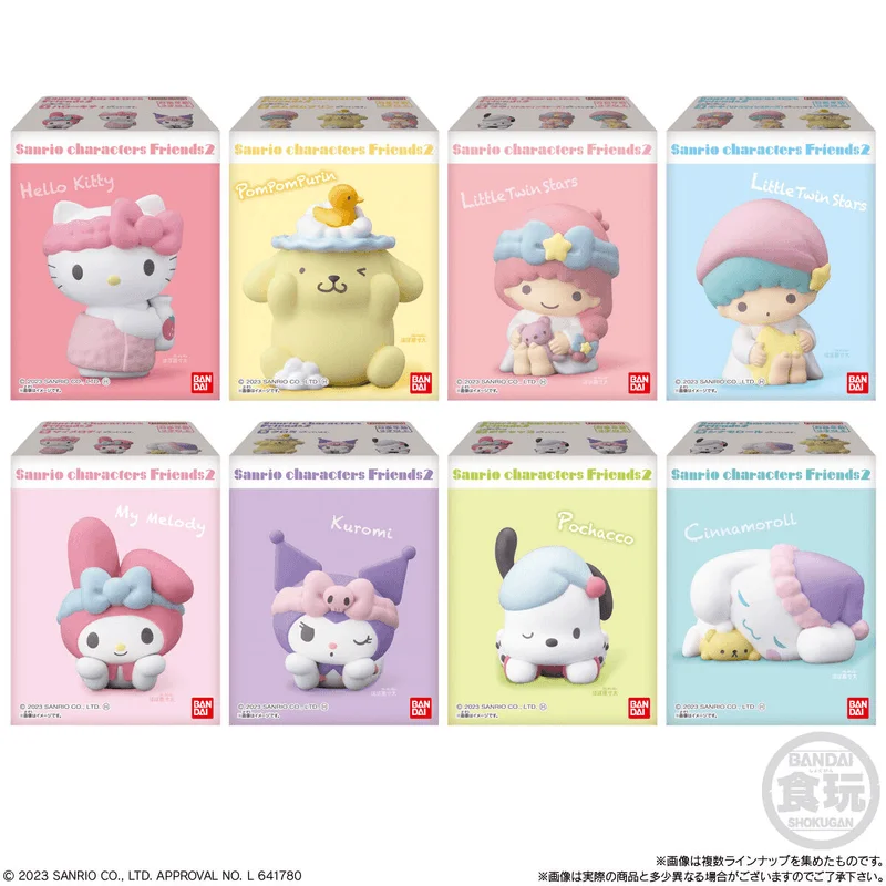 BANDAI Sanrio Friends Vol. 2 "Sanrio" (Box/12), Bandai Shokugan Friends - Sanrio