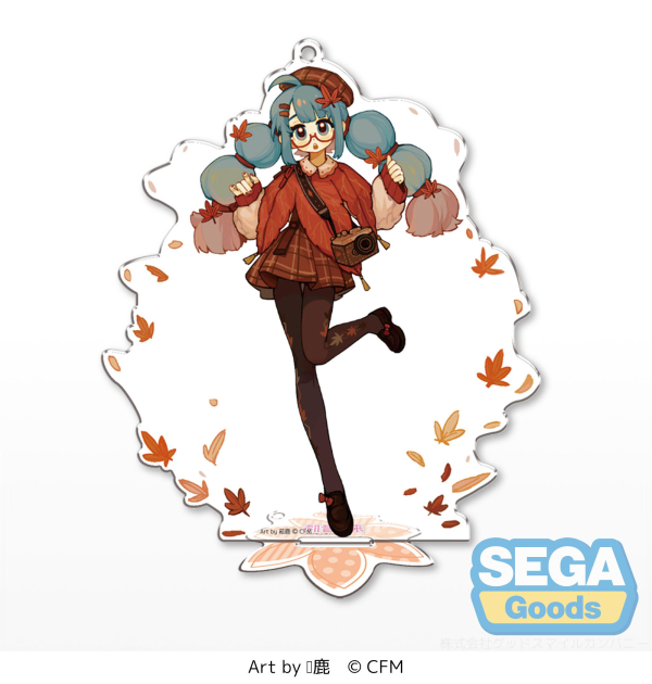 "Hatsune Miku" Autumn Outing Acrylic Stand Key Chain (SUUROKU Ver.)