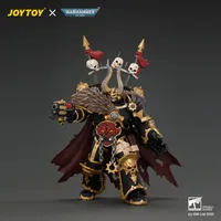 JOYTOY Black Legion Chaos Lord with Power Fist, Plasma Pistol and Astartes Chainblade - Warhammer 40K - photo 4