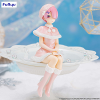 Re:ZERO -Starting Life in Another World-　Noodle Stopper Figure -Ram Snow Princess Pearl Color ver.- 2