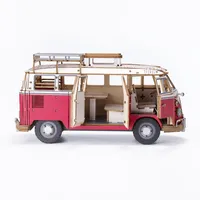 Azone wa-gu-mi Vintage Volkswagen Type 2 (T1) Camper Van RED - Scale Kits - photo 6