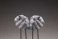 ARTIST SUPPORT ITEM HAND MODEL/L -GRAY- 8