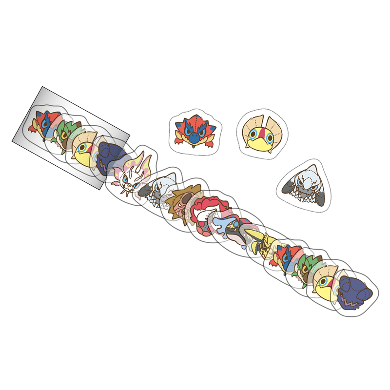MONSTER HUNTER CHIBI STYLE Die-Cut Masking Tape