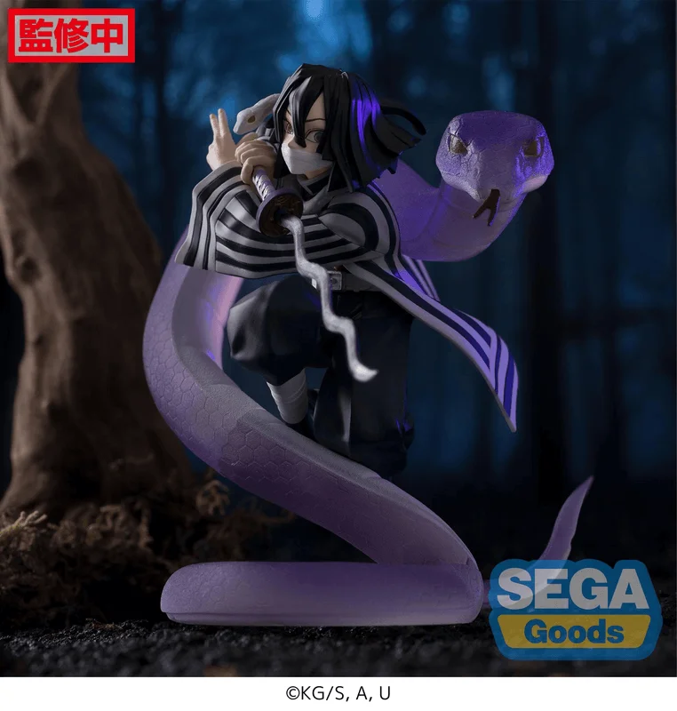 SEGA Xross Link Anime "Demon Slayer: Kimetsu no Yaiba" Figure "Obanai Iguro" -Hashira Training Arc- - Demon Slayer: Kimetsu no Yaiba