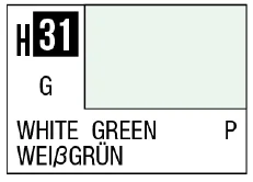 GSI Creos AQUEOUS HOBBY COLOR - H31 GLOSS WHITE GREEN (PRIMARY)