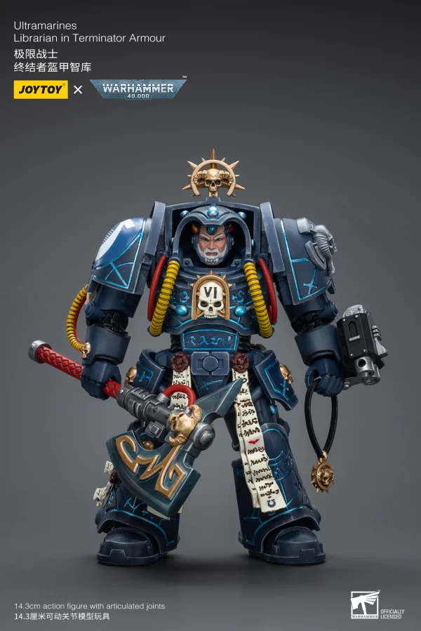 JOYTOY Ultramarines Librarian in Terminator Armour - Warhammer 40K