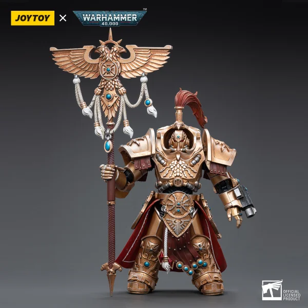 JOYTOY Adeptus Custodes Vexilus Praetor in Allarus Terminator Armour Phelam Tolguror - Warhammer 40K