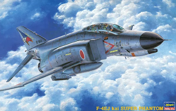 Hasegawa [PT7] 1:48 F-4EJ KAI PHANTOM II SUPER PHANTOM / ONE PIECE CANOPY INCLUDED - ONE PIECE