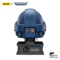 Ultramarines Captain MkX Helmet & Display Stand 7
