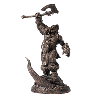 Blizzard World of Warcraft® Grommash Hellscream 1/10 Scale Bronze-Colored Edition Statue 12