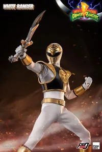 threezero Mighty Morphin Power Rangers - FigZero 1/6 White Ranger - Power Rangers - photo 9