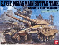 BANDAI HOBBY HG 1/35 EFGM M61A5 MAIN BATTLE TSNK SEMOVENTE PHANTOM ELEMENT - Mobile Suit Gundam - photo 1