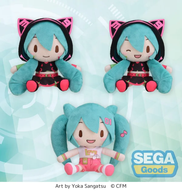SEGA Fuwapuchi Hatsune Miku Series Plush Hatsune Miku ~Live Ver.~ (EX) - Hatsune Miku