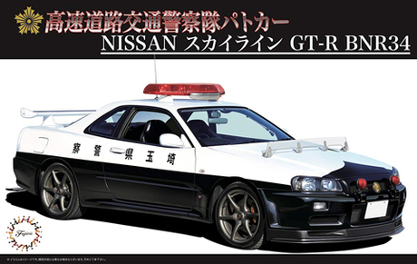 [ID-87] 1/24 Nissan Skyline (R34) GT-R Police Car