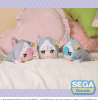 NESOBERI (Lay-Down) "Re:ZERO -Starting Life in Another World-" MP Plush "Emilia & Ram & Rem" -The Great Spirit Pack-(re-run) 6