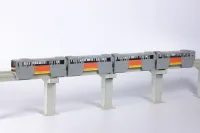 PLUM PMOA 1/150 Scale  Tama Intercity Monorail Series 1000 Paper kit（4cars） - Scale Kits - photo 1