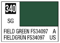 Mr. Color 340 Field Green FS34097 (Semi-Gloss/Aircraft) 1