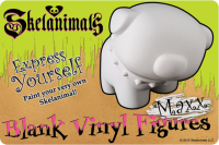 Skelanimals Blank Vinyl Figure - Maxx (Bulldog)