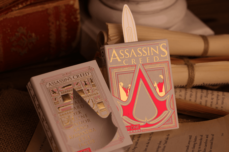 Assassin's Creed Legacy Playing Cards| WHITE HIDDEN BLADE
