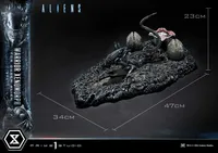 Prime 1 Studio Ultimate Diorama Masterline Aliens (Film) Warrior Xenomorph for Queen Alien - Alien (Movie Franchise) - photo 3