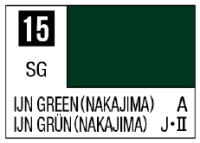 Mr. Color 15 - IJN Green (Nakajima) (Semi-Gloss/Aircraft) 1