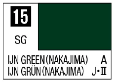Mr. Color 15 - IJN Green (Nakajima) (Semi-Gloss/Aircraft)