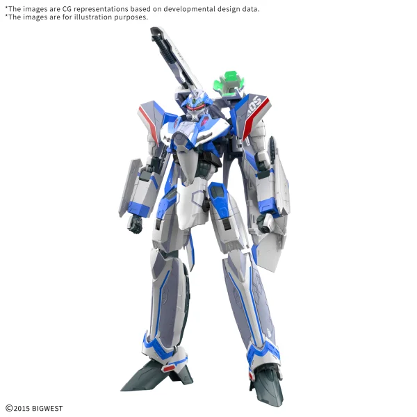 BANDAI HOBBY HG 1/100 VF-31J SIEGFRIED （HAYATE IMMELMANN USE） - Macross