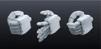 BANDAI HOBBY Builders Parts - HD 1/100 MS Hand 02 (ZEON) - Kit Accessories - photo 2
