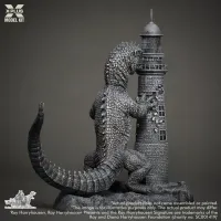 X-PLUS 1/72  Ray Harryhausen's Rhedosaurus Plastic Model Kit - The Beast from 20,000 Fathoms - photo 8