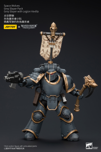 Space Wolves Grey Slayer Pack Grey Slayer With Legion Vexilla 5