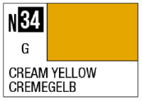 Acrysion N34 - Cream Yellow (Gloss/Primary) 1