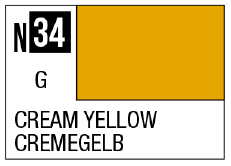 Acrysion N34 - Cream Yellow (Gloss/Primary)