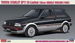 1/24 TOYOTA STARLET EP71 Si-Limited (3Door) MIDDLE VERSION