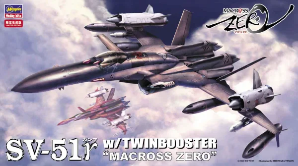 Hasegawa 1/72 SV-51 γ w/TwinBooster "MACROSS ZERO" - Scale Kits