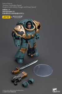Sons Of Horus Tartaros Terminator Squad Sergeant With Volkite Charger And Power Sword 5