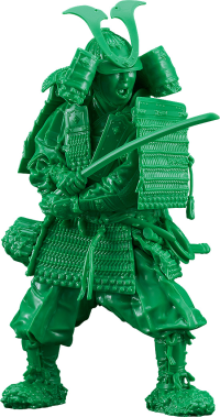 PLAMAX 1/12 Kamakura Period Armored Warrior: Green Color Edition 2