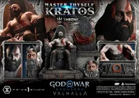 Prime 1 Studio Throne Legacy God of War: Ragnarok Master Thyself Kratos  			 - God Of War - photo 1