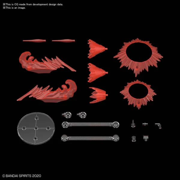 BANDAI HOBBY CUSTOMIZE EFFECT (ACTION IMAGE Ver.) [RED] - 30 Minutes Label