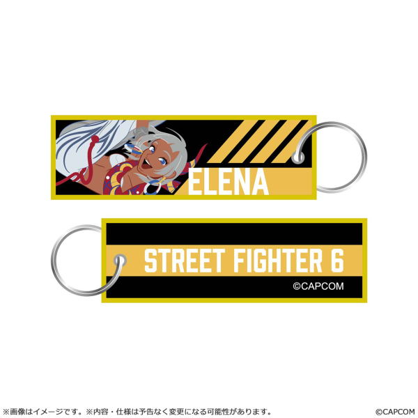 Street Fighter 6 Flight Tag Keychain ELENA